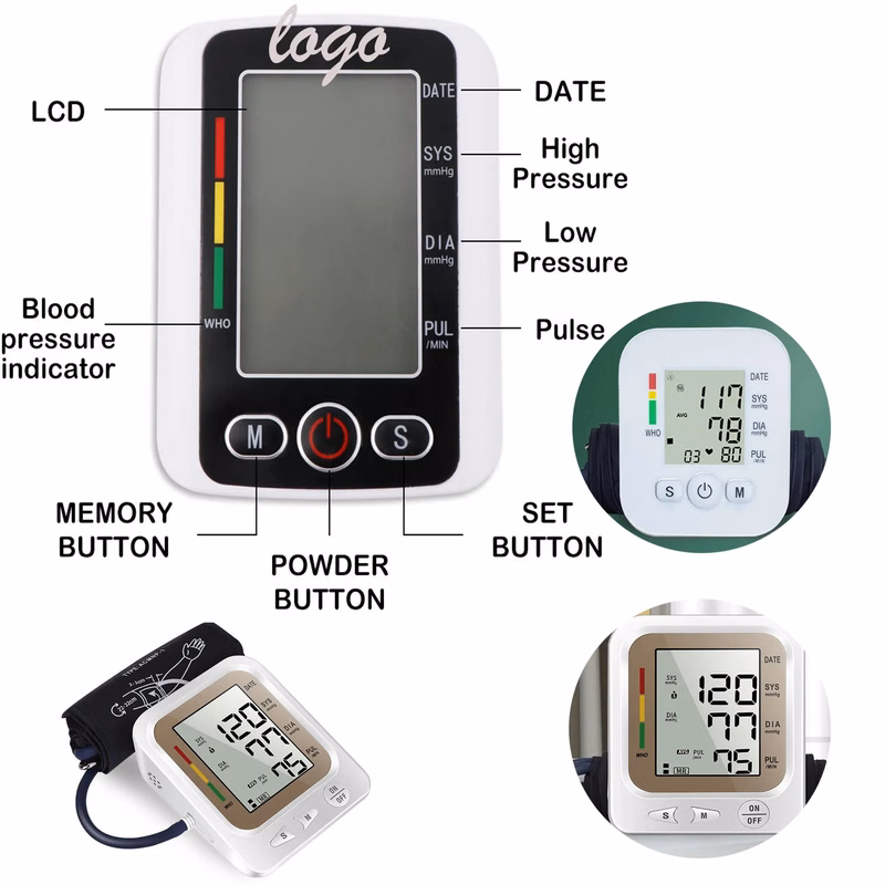Small Portable Automatic Blood Pressure Monitor