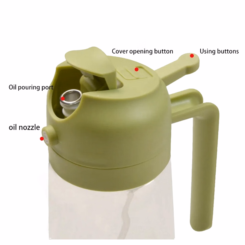 16oz Olive Oil Dispenser Dual-Purpose Camping BBQ Bottle