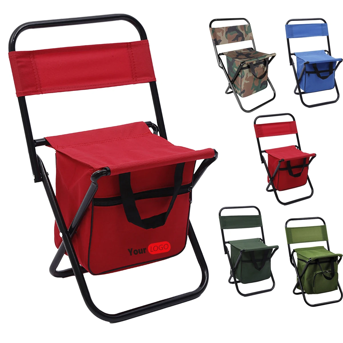 Foldable Camping Chair With Storage 1