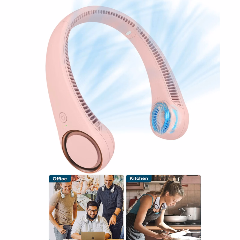 Hands Free Bladeless Fan Powered Neck Fan