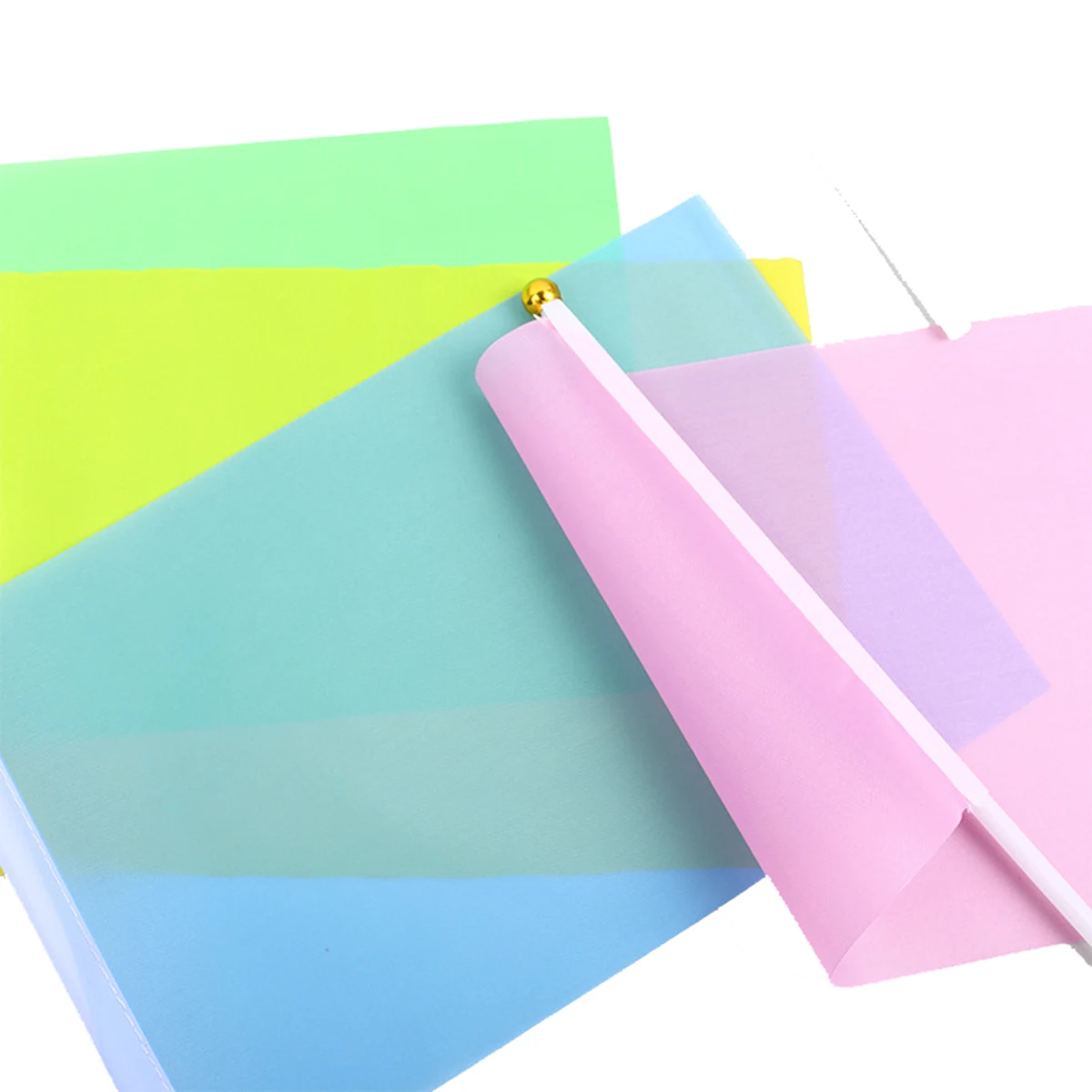 MOQ500 Colorful Hand - Waving Flags 1