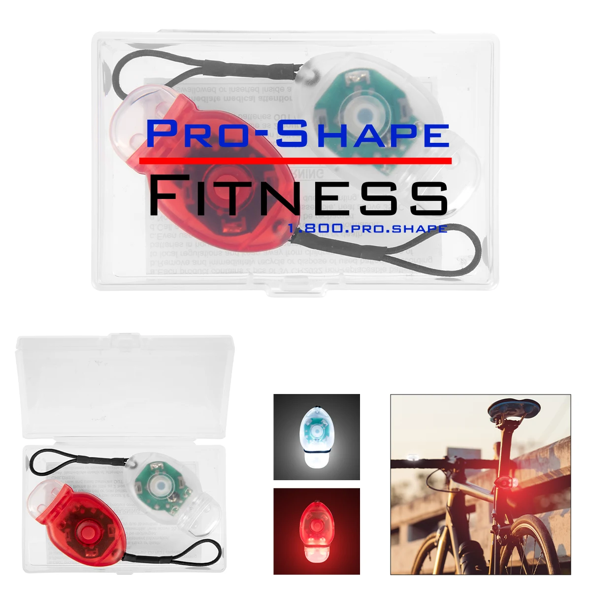Bike Light Set With Case 1