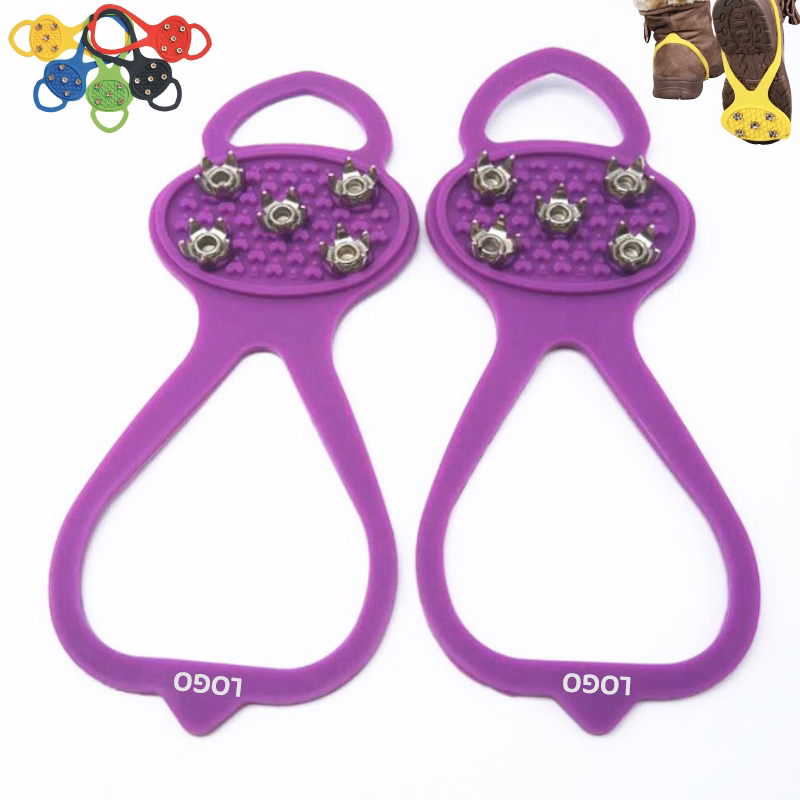 5 Spikes/Grips Anti-slip Crampons