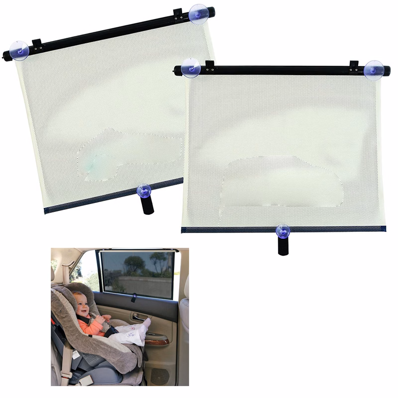 2 Pack Extra Wide Car Window Windshield Sun Shade