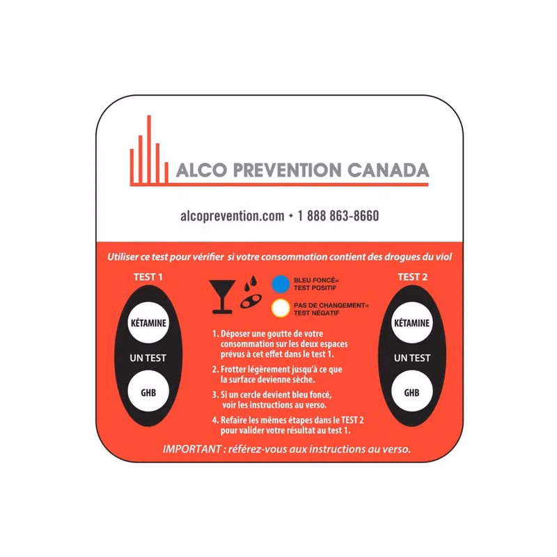 Drink Drug Detection Coaster