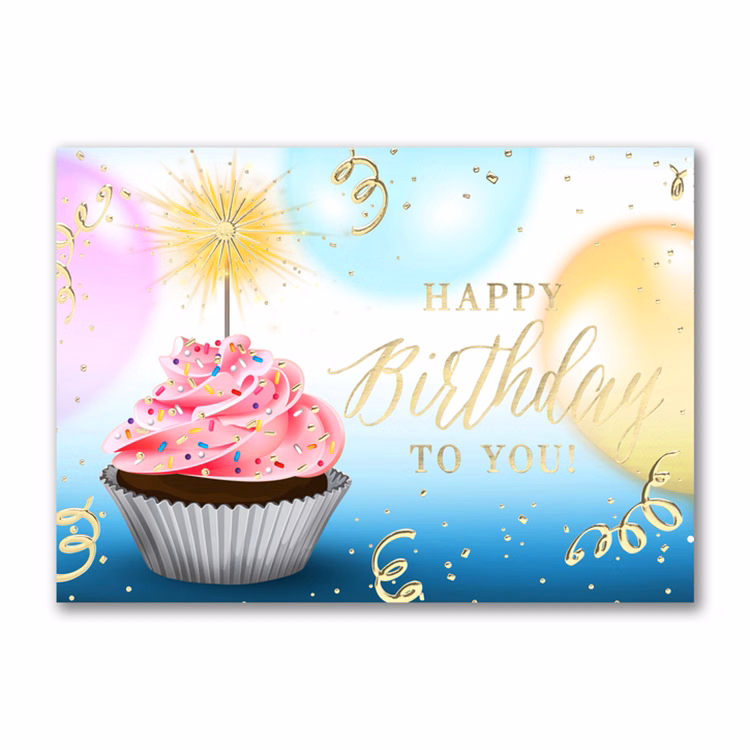 Festivities Begin Birthday Card
