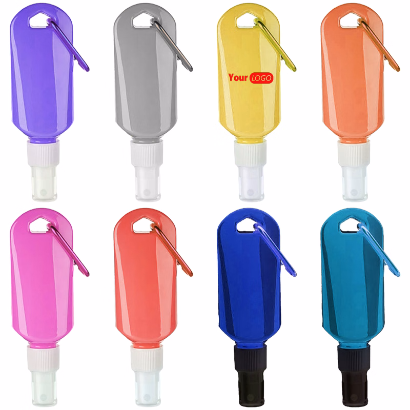 Plastic Portable Hand Sanitizer With Clip