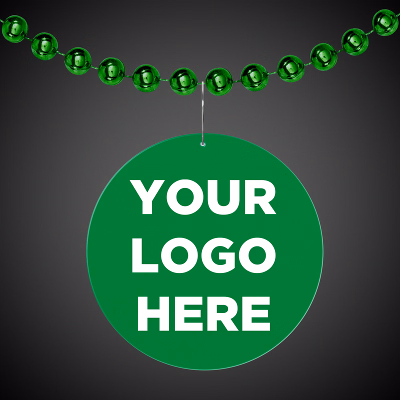 Green 2 1/2" Medallion Badge(Pad Print)
