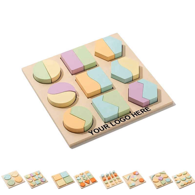Wooden Puzzles Shape Matching Game