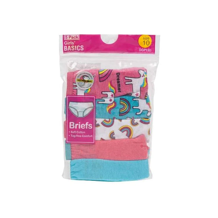 Girls' Panties Assorted Medium 5pk 1