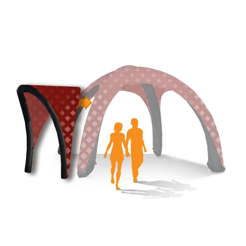 Printed Awning For 13x13 Inflatable Tent 1