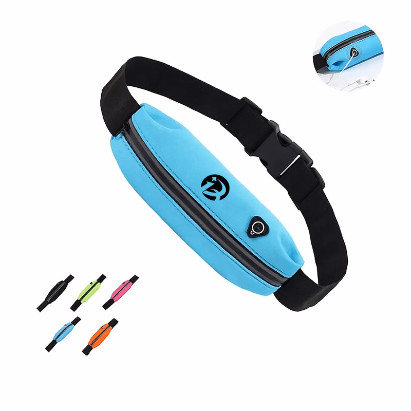 Water Resistant Running Waist Pack with Earphone Hole