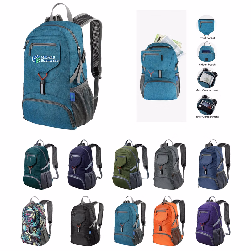 16.9" x 11.4" x 5.5" Large Capacity Outdoor Sports Backpack