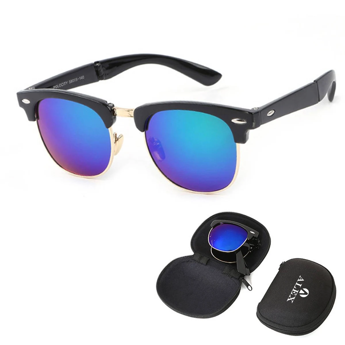 Foldable Fashion Retro Sunglasses 1
