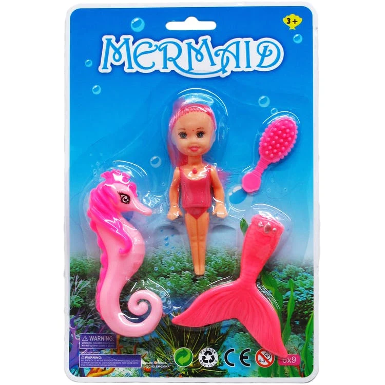 Mermaid Doll Sets - Accessories 4" 1