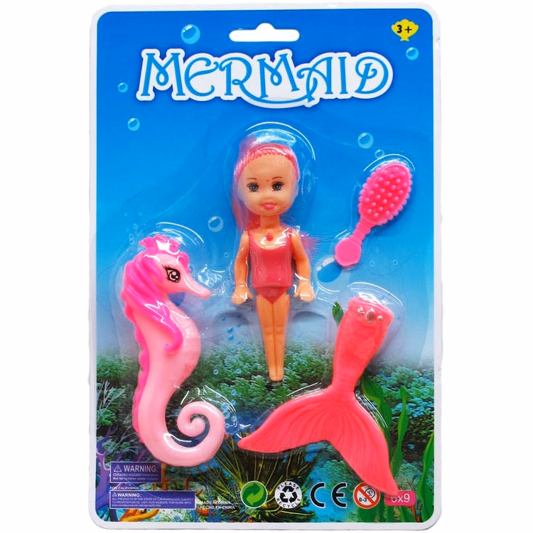 Mermaid Doll Sets - Accessories 4"