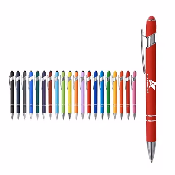 Soft Touch Pens w/ Stylus