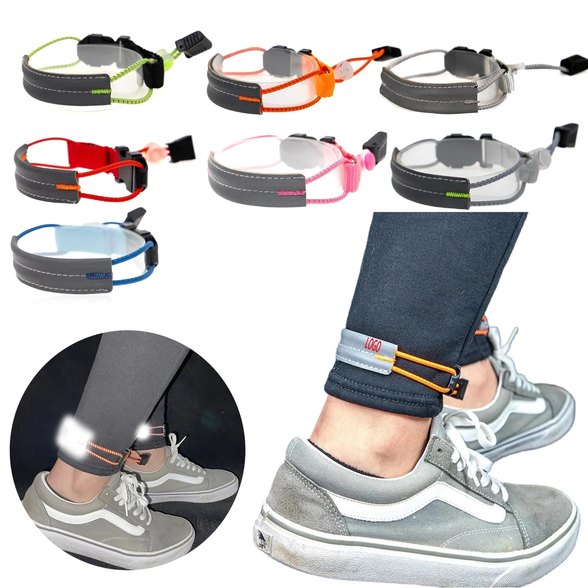Reflective Bicycle Pant Strap 1