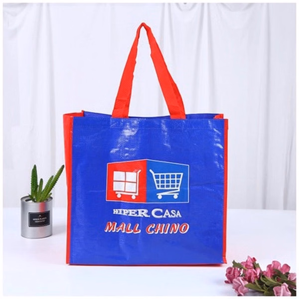 Glossy Light Laminated Tote Bag