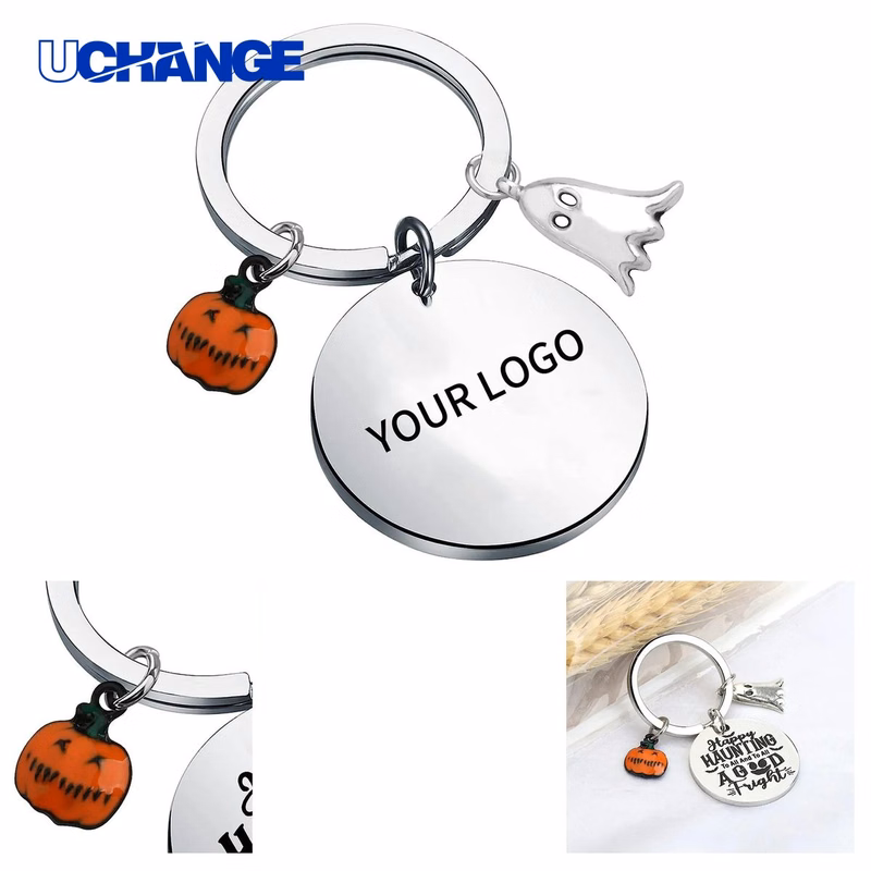 Stainless Holiday Themed Keychain Accessory Durable for Events