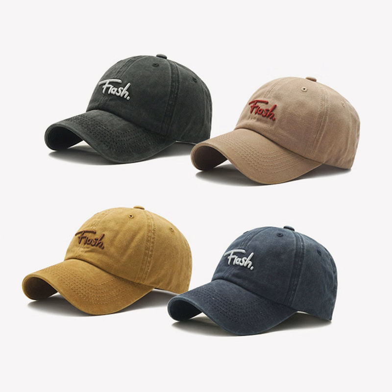 Vintage Cotton Washed Adjustable Baseball Caps