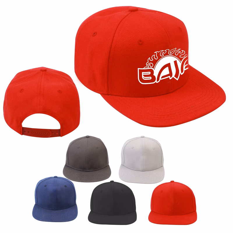 Flat Bill Baseball Cap