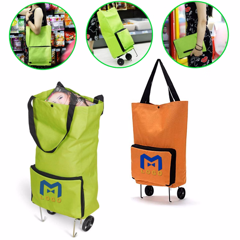 Shopping Tote Bag With Wheels