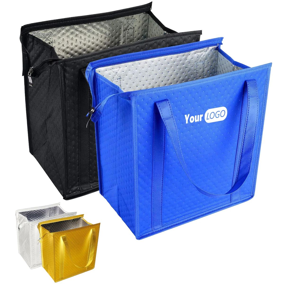 Oxford Reusable Insulated Grocery Tote 1