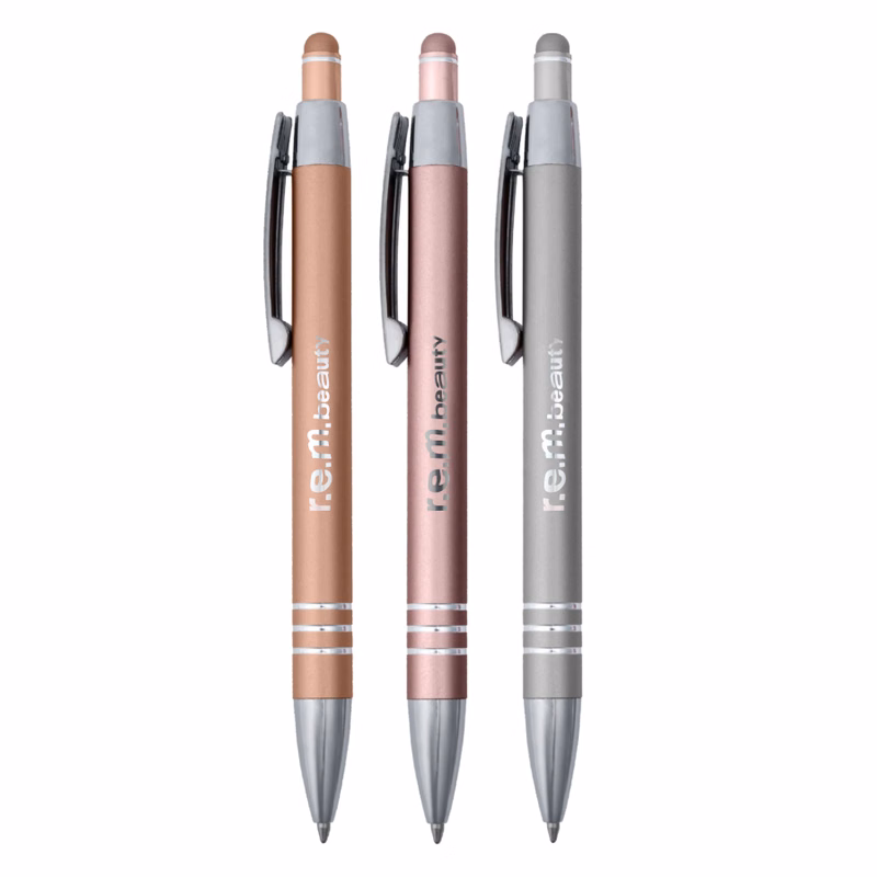 Union Printed - Plato Stylus Metallic Click Metal Pen
