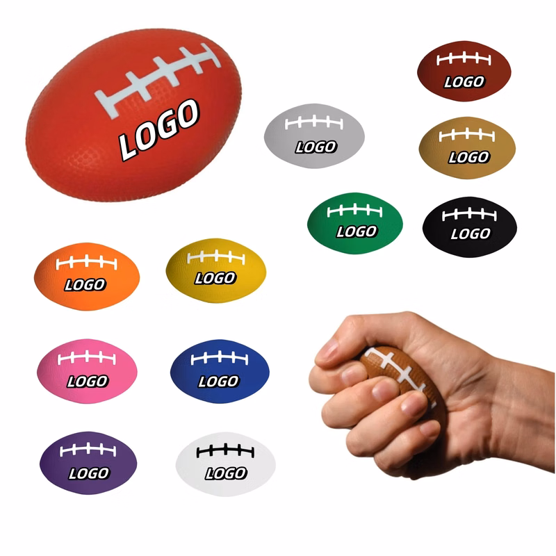 Football Squeezie Stress Relievers 3.5"