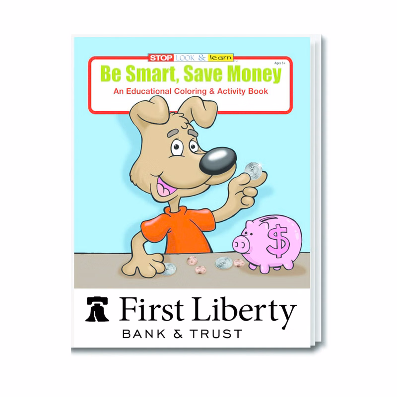 Be Smart, Save Money Coloring Book