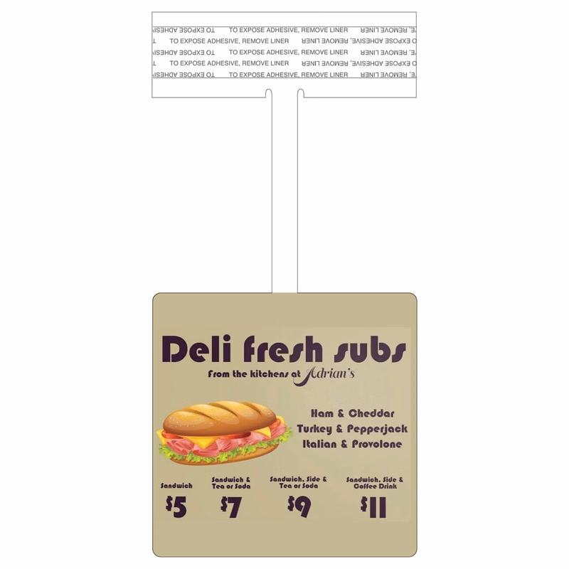 Plastic Shelf Dangler