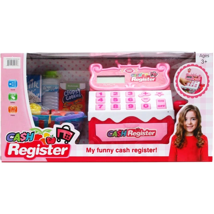 Digital Cash Register Play Sets - Pink Ages 3+ 1