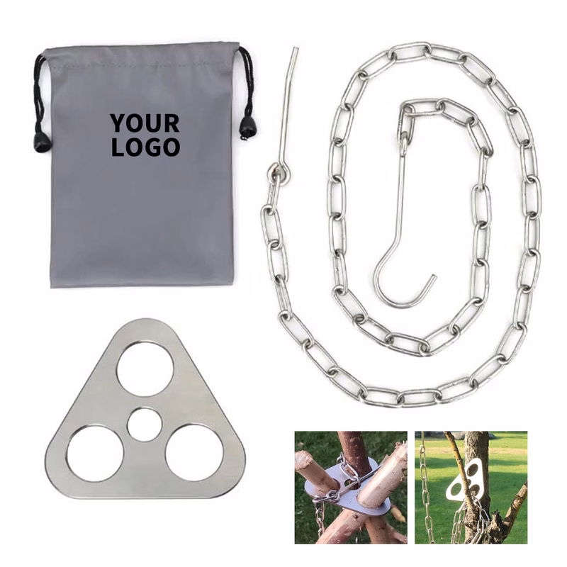 Stainless Steel Triangle Plate For Hanging Pot Support 3.7" Length X 3.7" Width X 0.4" H
