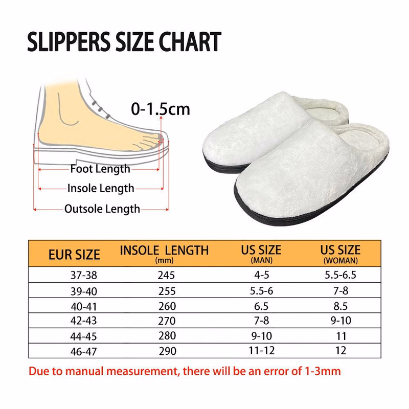 Sustainable All-Over Print Custom Memory Foam Slippers