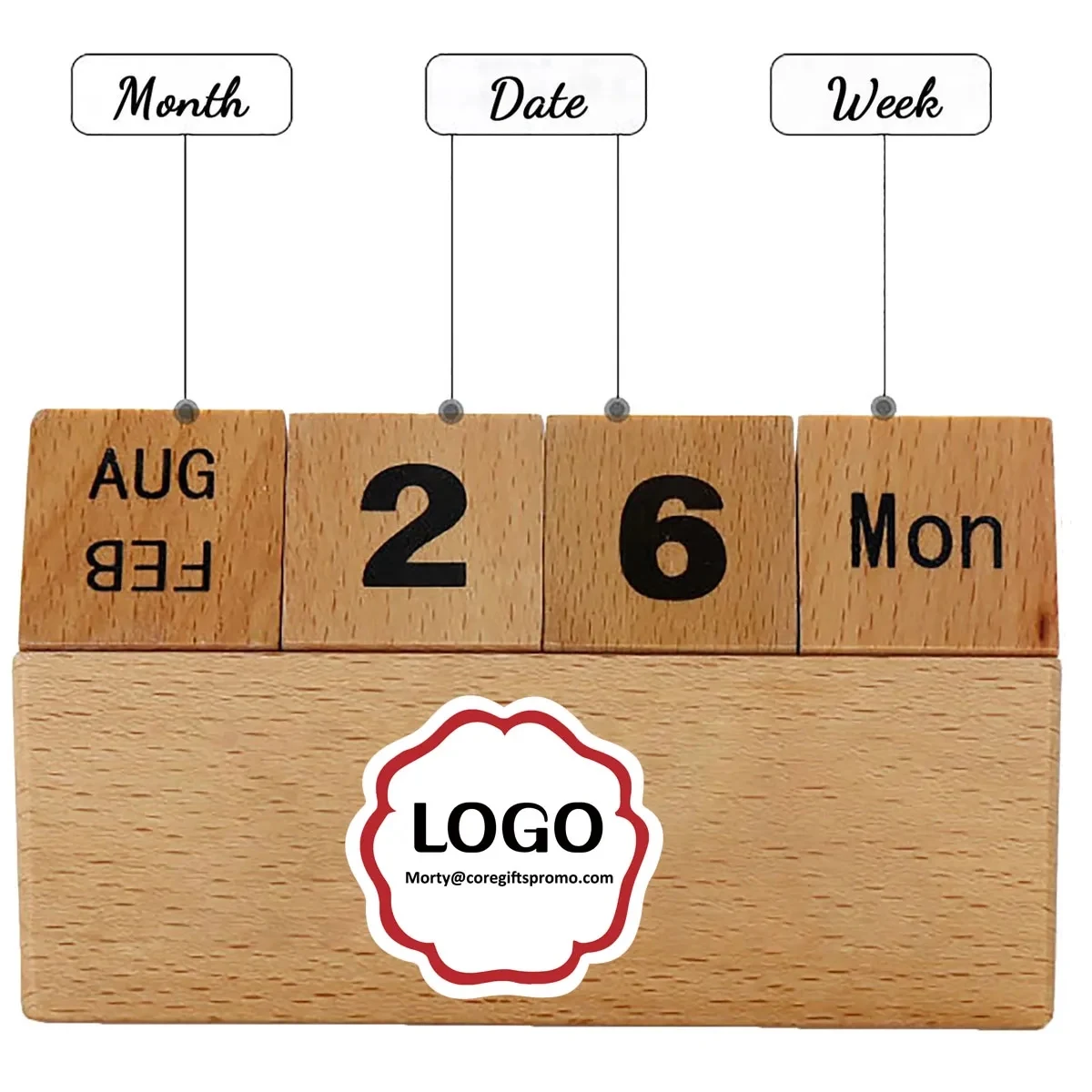 Wooden Perpetual Calendar 1