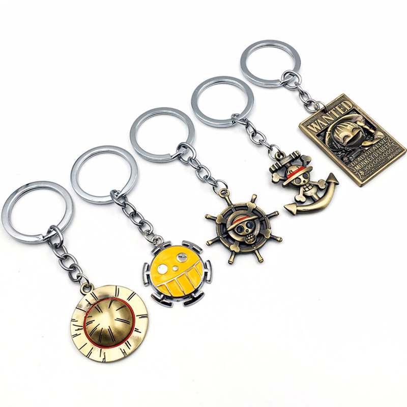 Helmsman Shape Compass with Key Chain