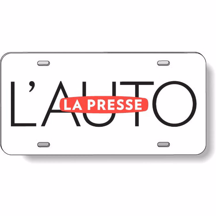.055 White High-Density Polyethylene License Plate (5.875"x11.875"), Spot Colours