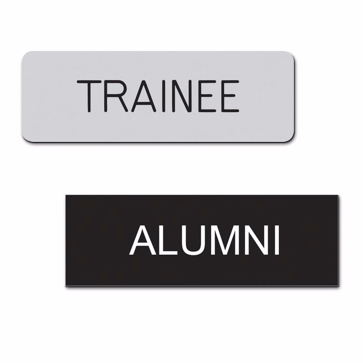 The Sparta engrave only name badge 0-3 sq"