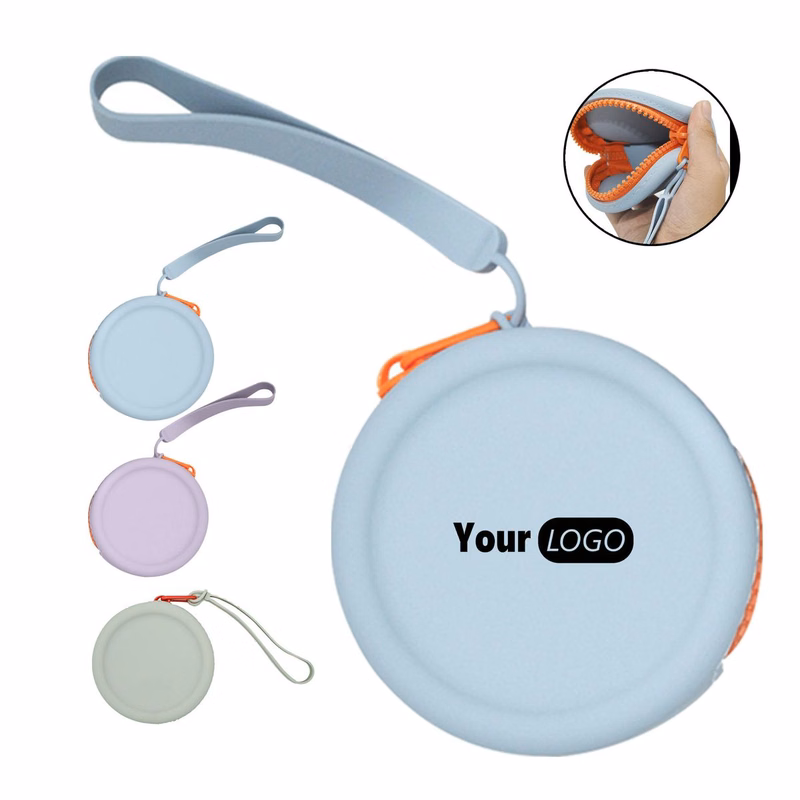 Round Silicone Zero Wallet