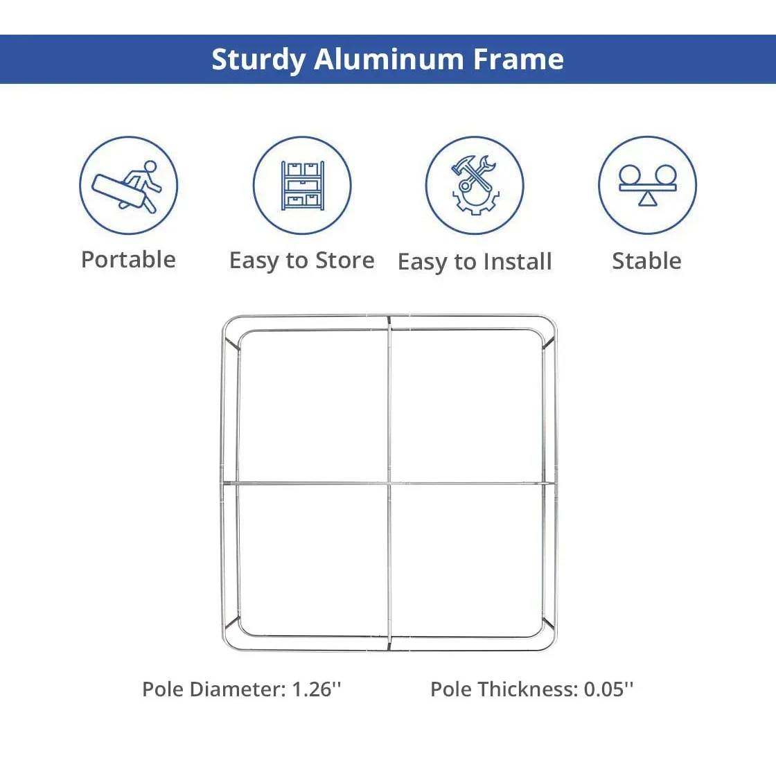 Wall Box Fabric Displays - Hardware Only 1