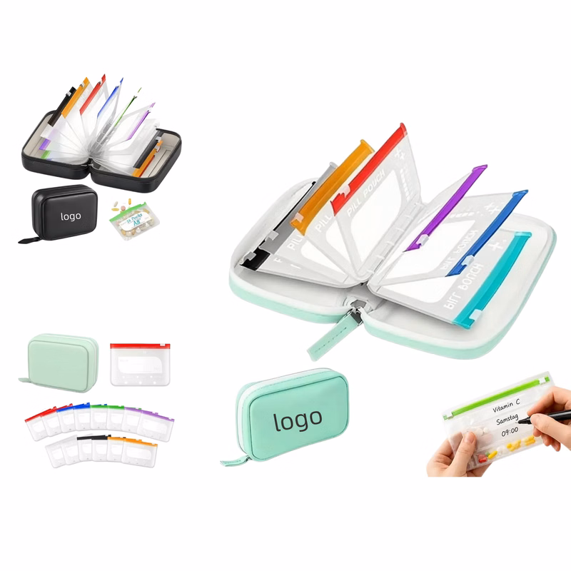 Waterproof Silicone Travel Pill Bag