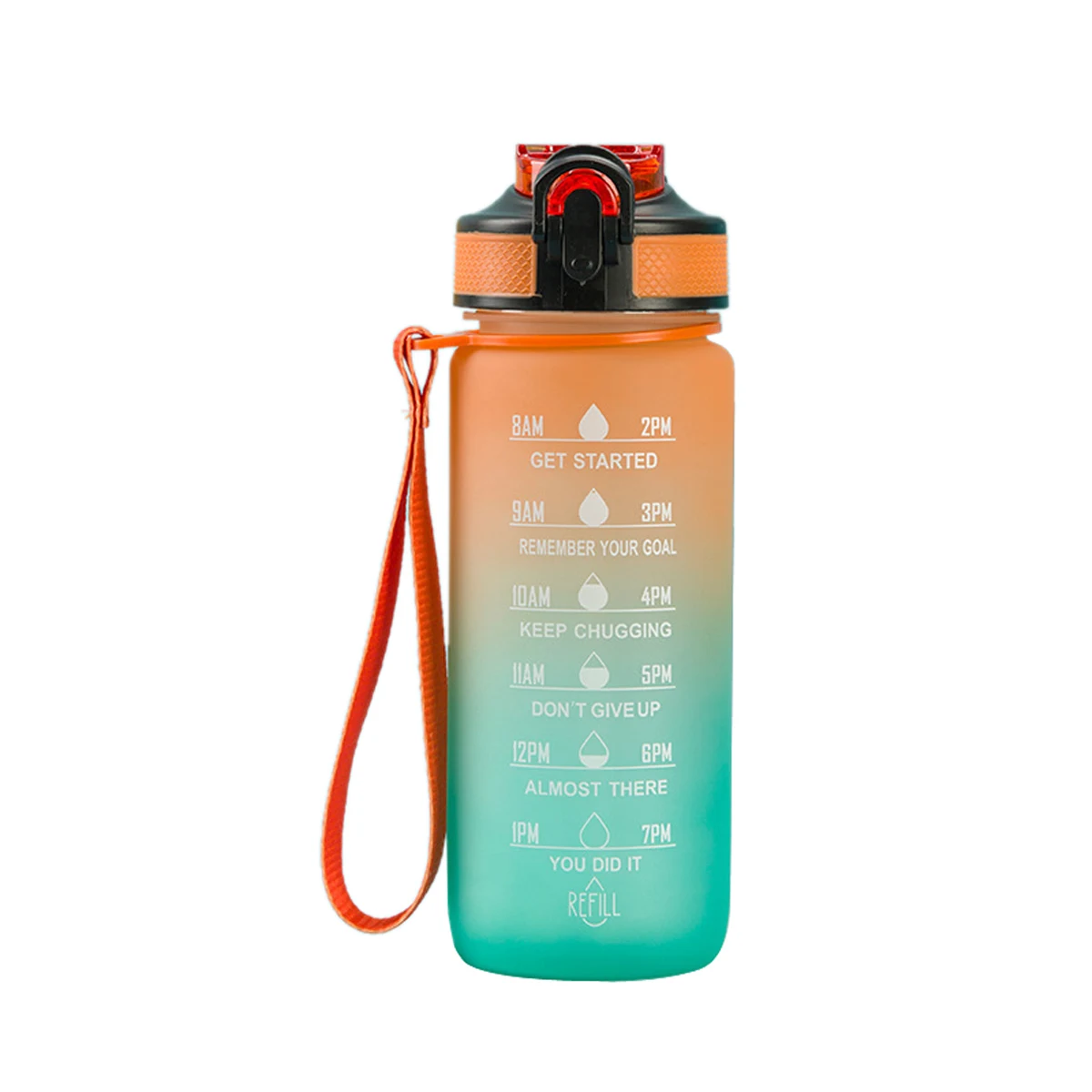 20oz Sport Water Bottle With Time Marker 1