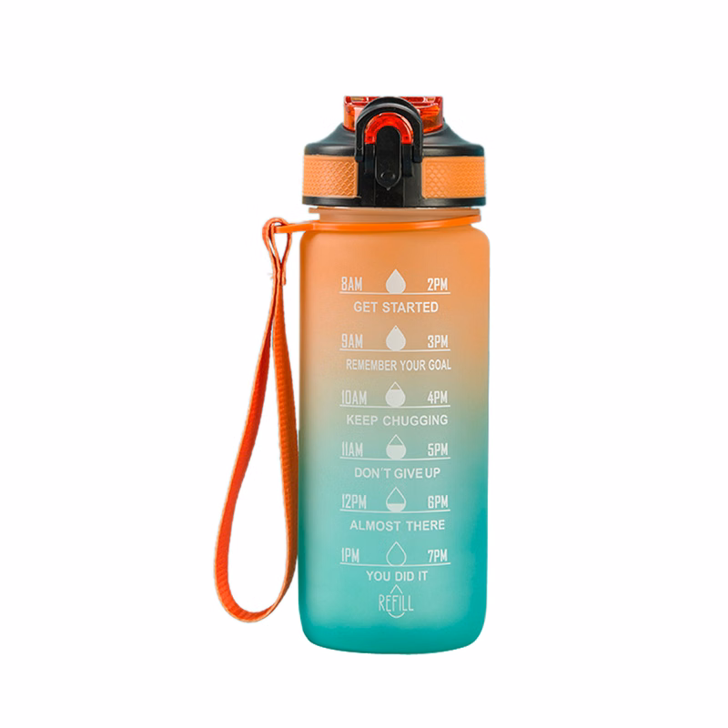 20oz Sport Water Bottle With Time Marker