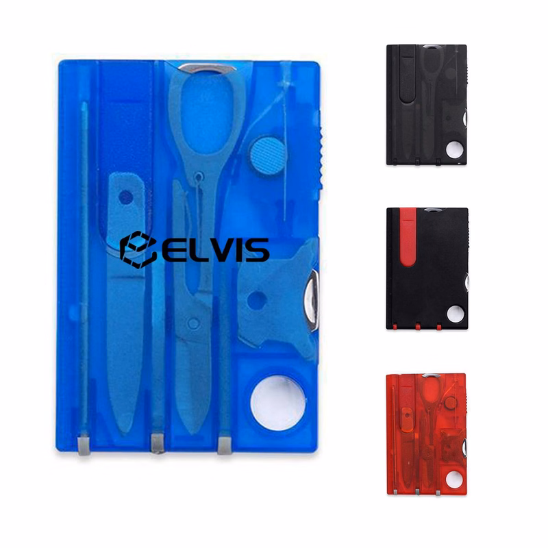 8-Piece Set of Multifunctional Outdoor Tool Card