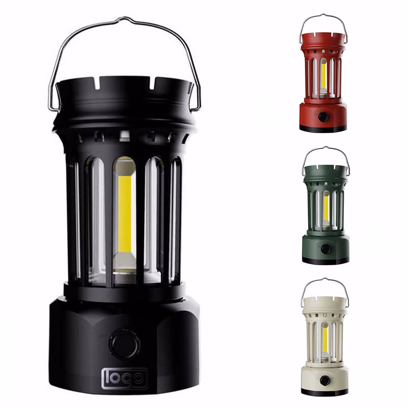 Retro Metal ABS Solar Camping Light
