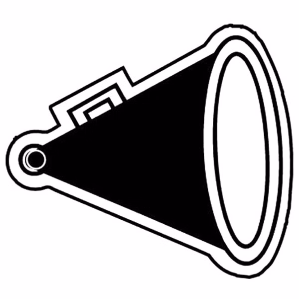 Megaphone Key Tag - Spot Color