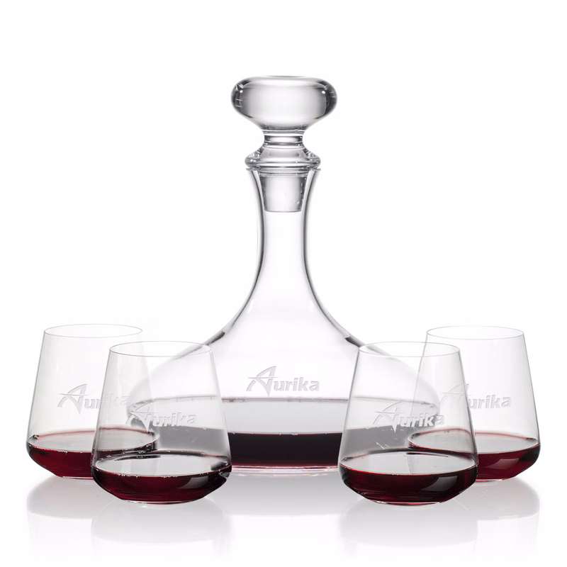 Stratford Decanter & Breckland Stemless Wine