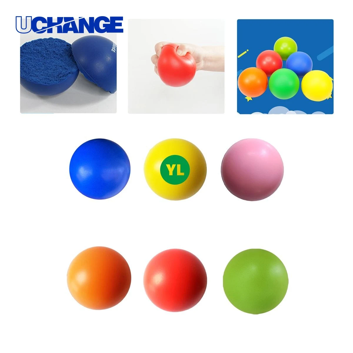 Custom PU Foam Stress Relief Ball 1