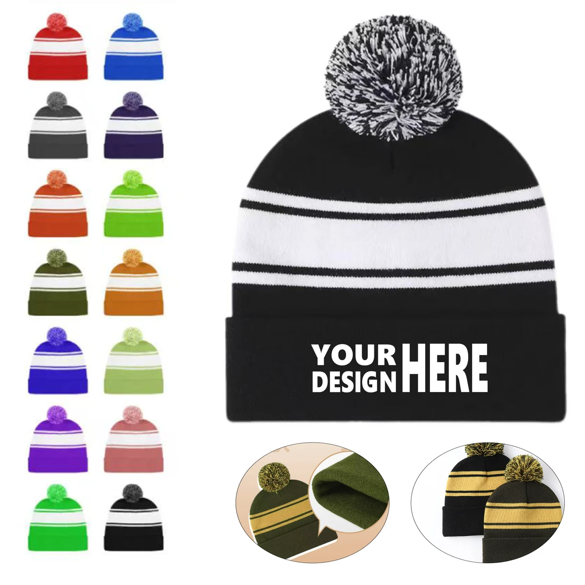 Cozy Knitted Winter Beanie 1